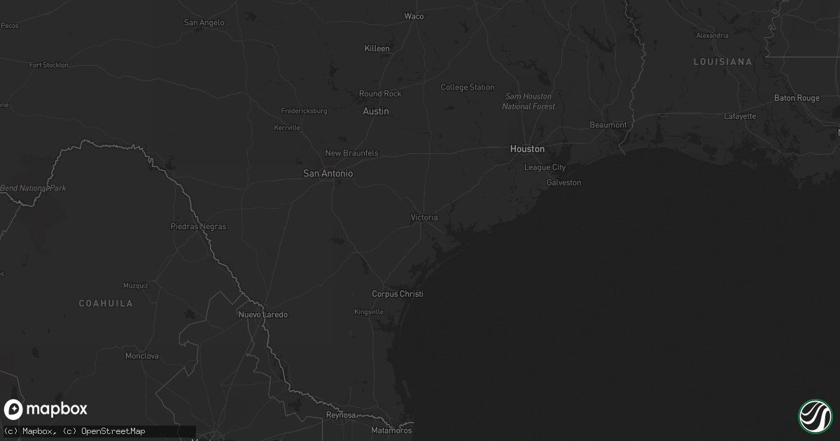 Hail map on September 21, 2015