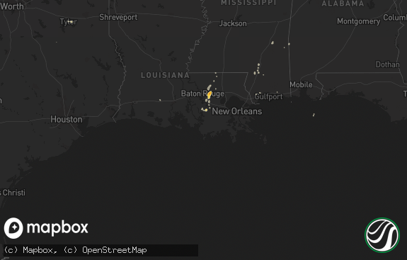 Hail map preview on 09-22-2011
