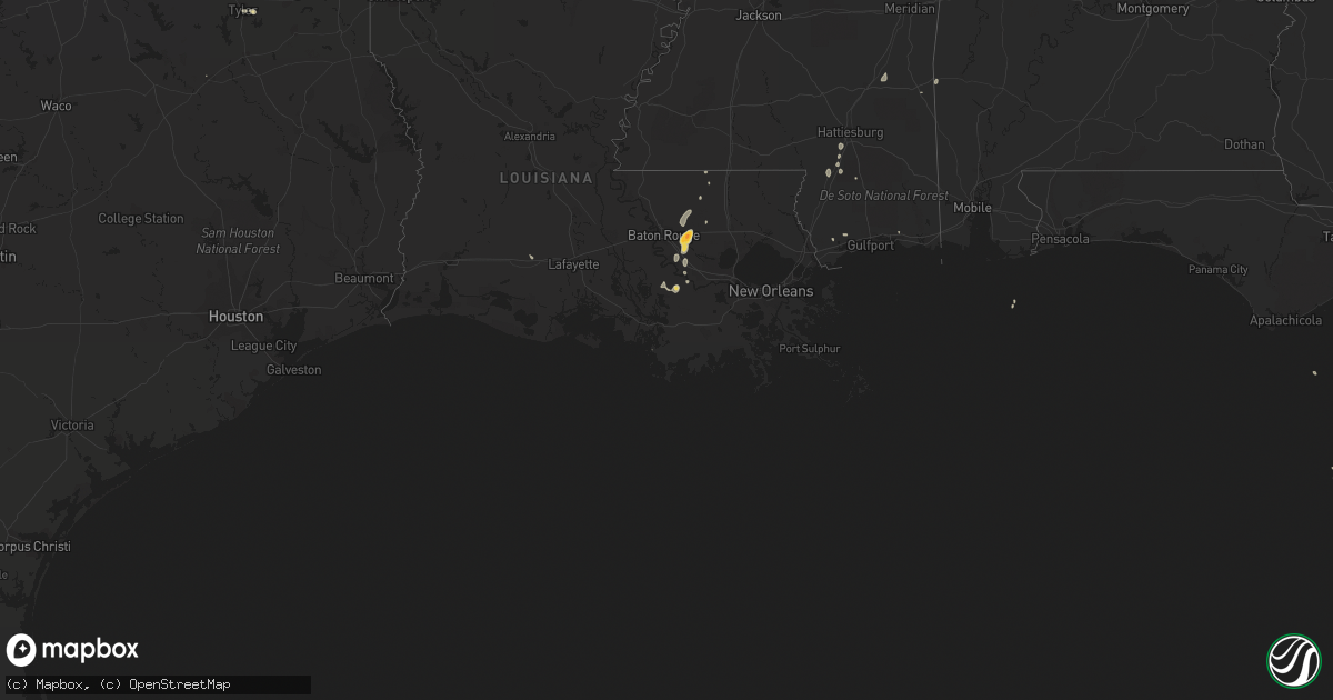 Hail map on September 22, 2011