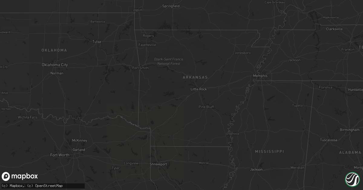 Hail map on September 24, 2018