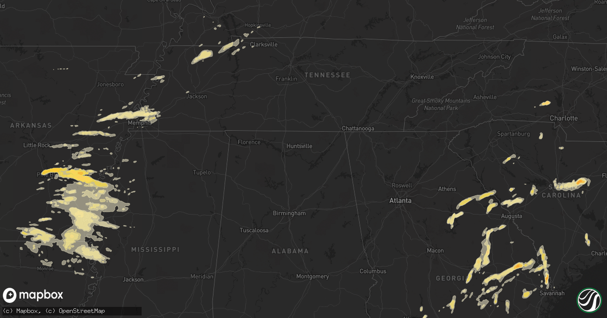 Hail map in Indiana on September 25, 2011