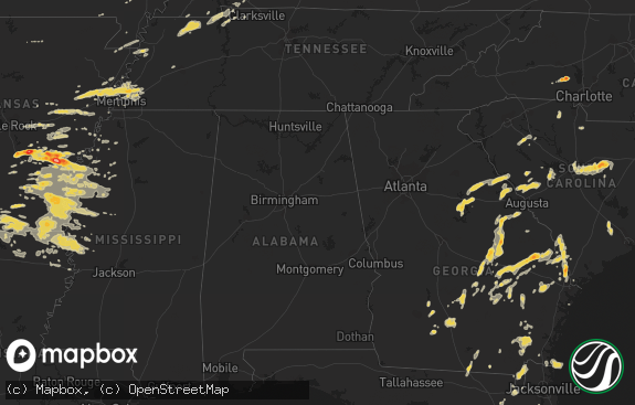Hail map preview on 09-25-2011