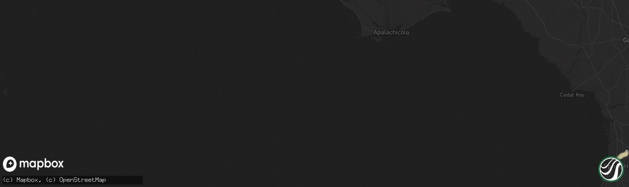 Hail map in Bradenton, FL on September 25, 2016
