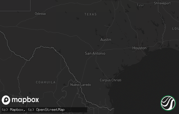 Hail map preview on 09-25-2021