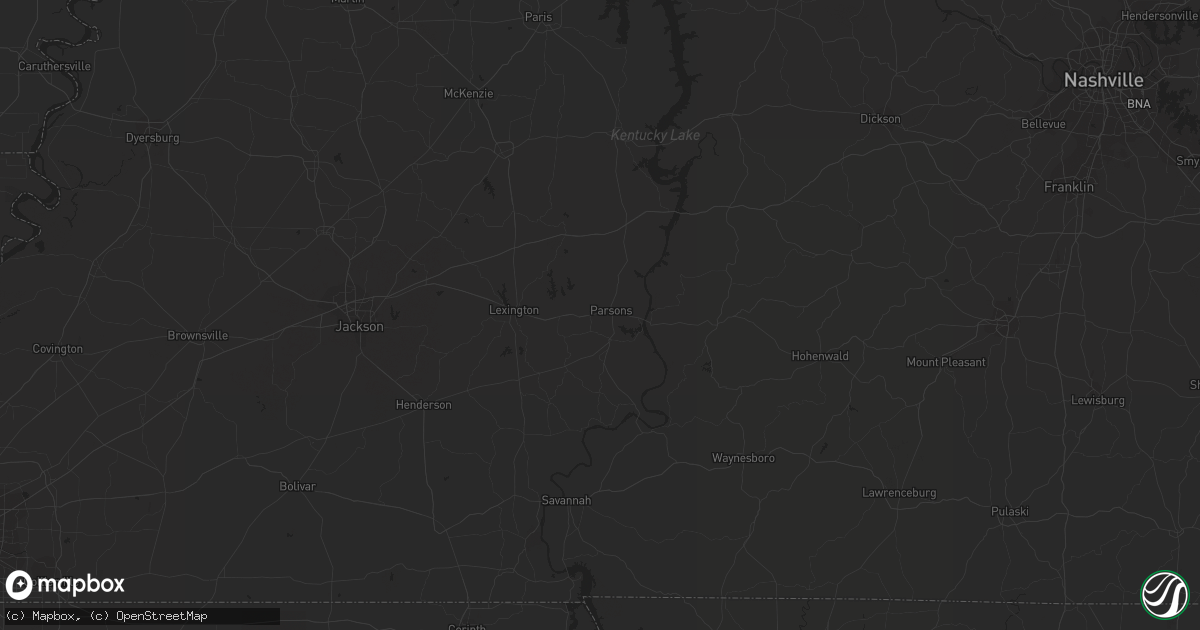 Hail map in Huntington, WV on September 26, 2011