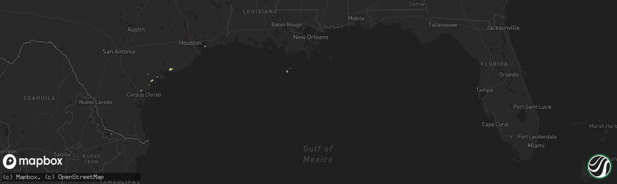 Hail map on September 26, 2015