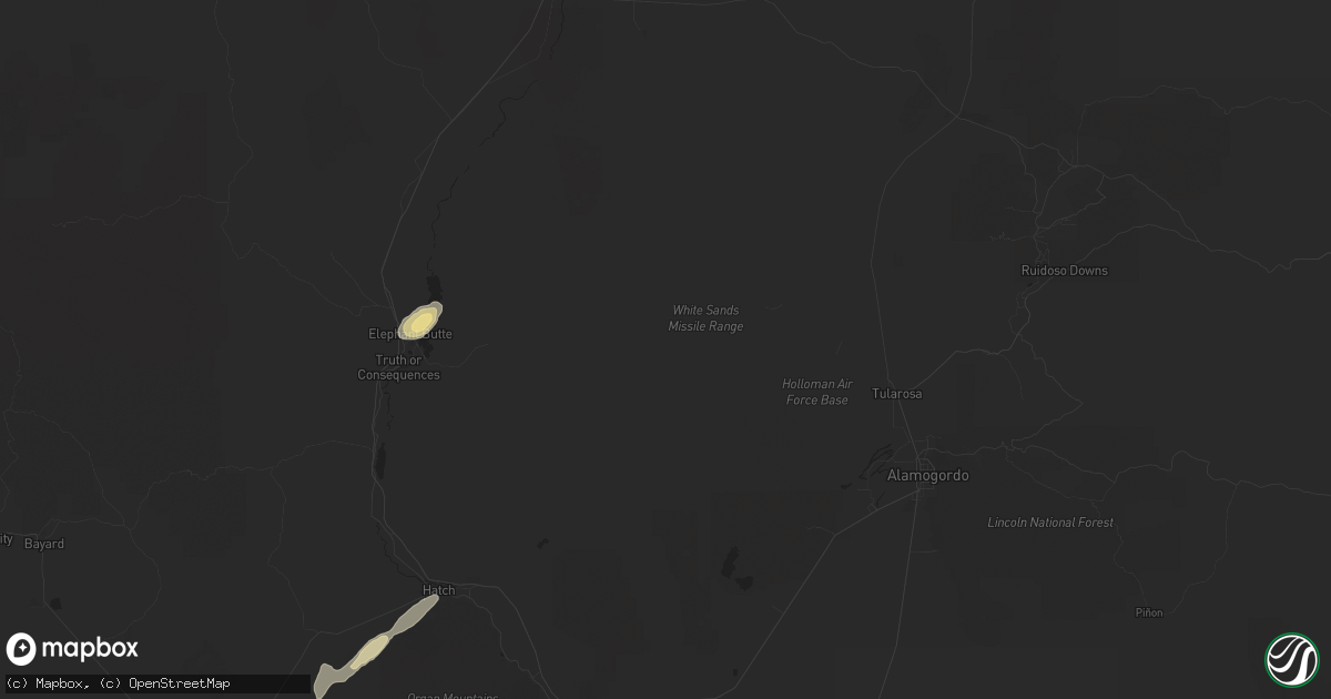Hail map in Fort Hancock, TX on September 26, 2017