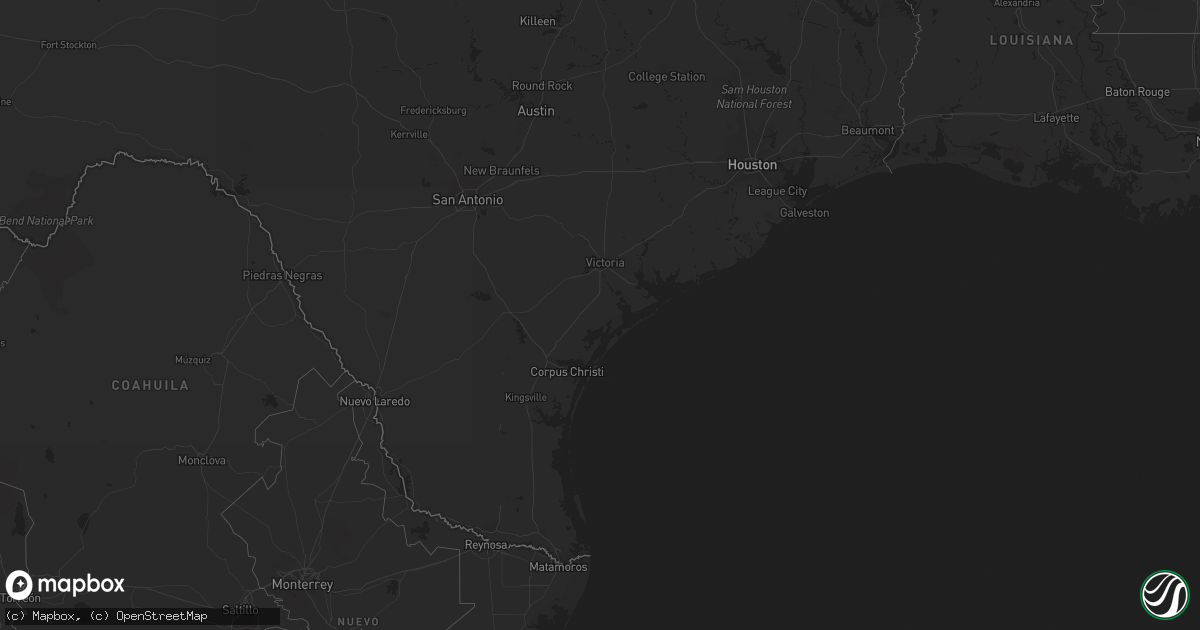 Hail map on September 26, 2021
