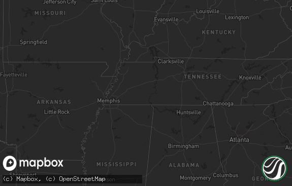 Hail map preview on 09-26-2022