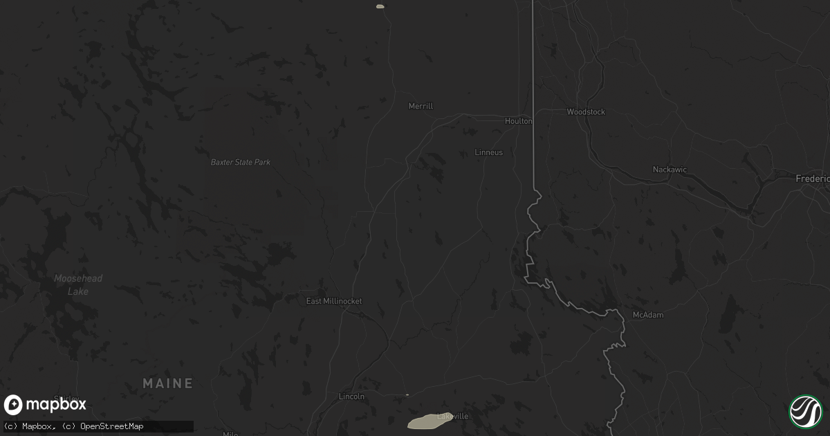 Hail map in Bingham, ME on September 27, 2017