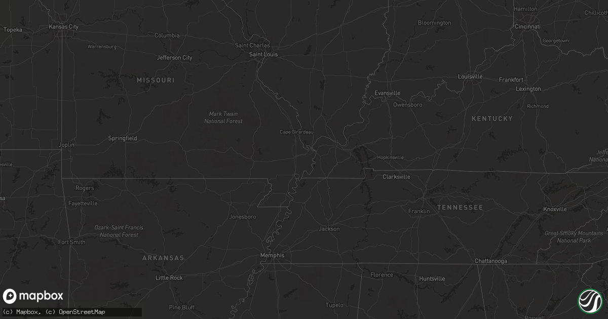 Hail map on September 27, 2017