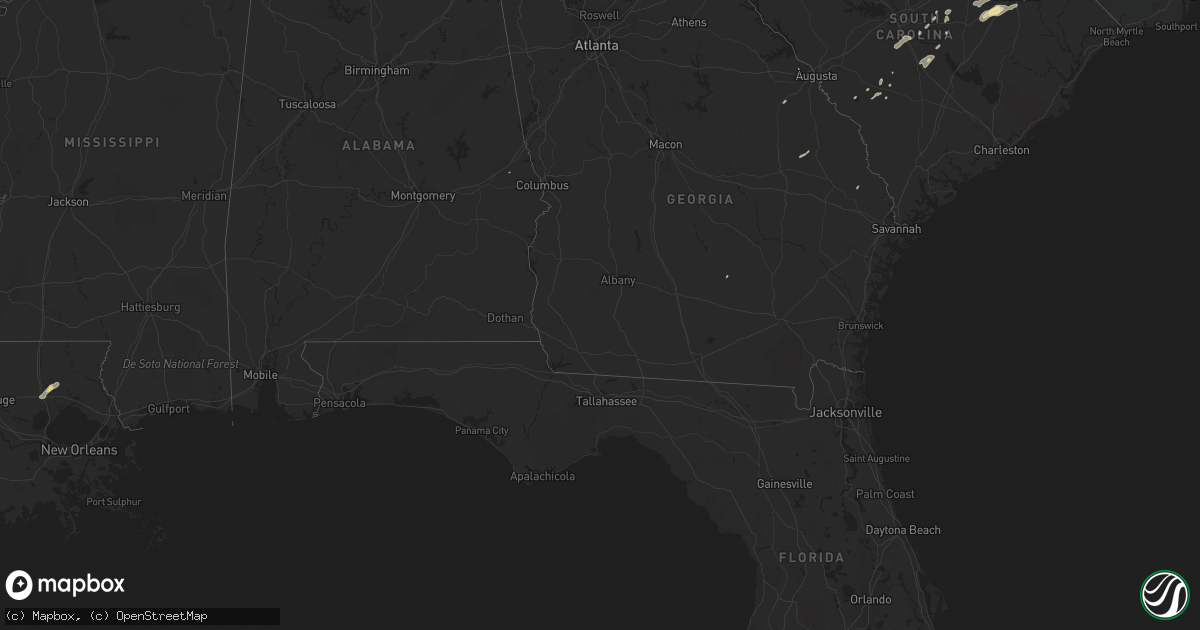 Hail map in South Carolina on September 27, 2018