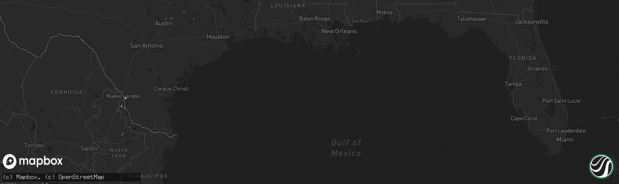 Hail map on September 28, 2013