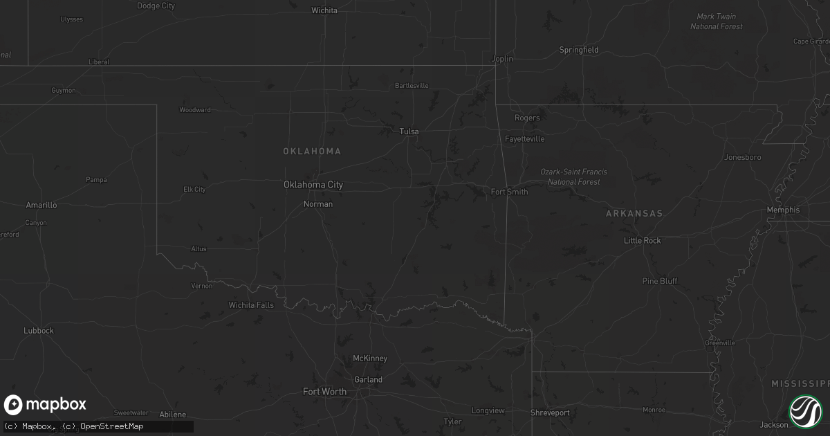 Hail map on September 28, 2015