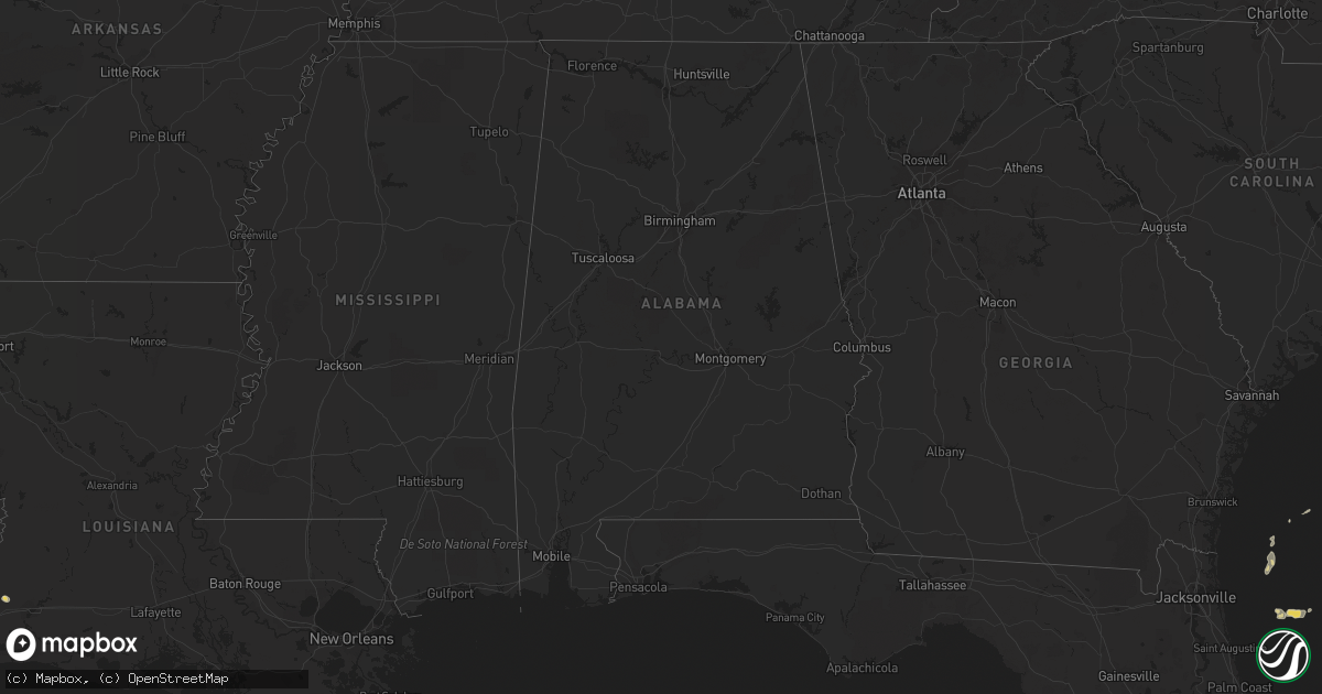 Hail map on September 29, 2011
