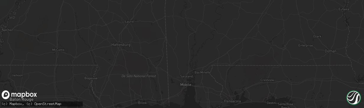 Hail map in Hampton, SC on September 29, 2012