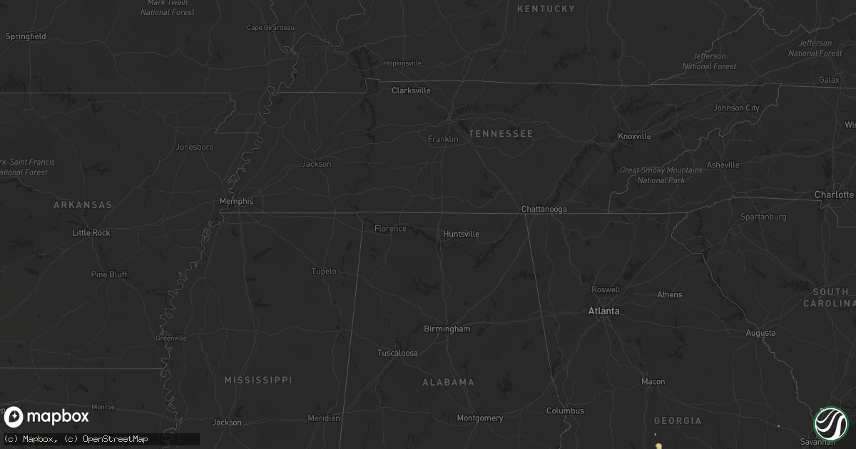 Hail map on September 29, 2018