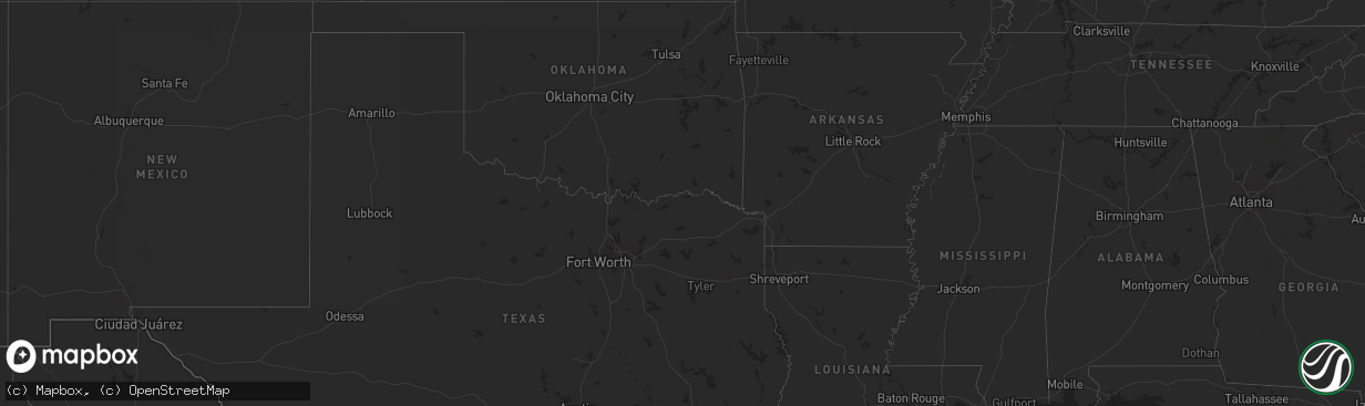 Hail map on September 30, 2011