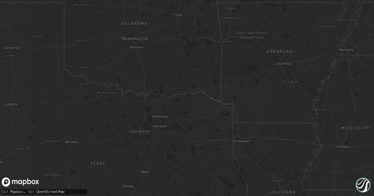 Hail map on September 30, 2011