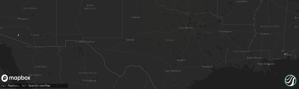 Hail map in Alabama on September 30, 2018
