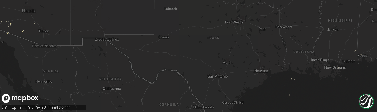 Hail map on September 30, 2018
