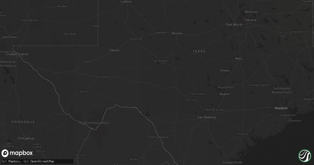 Hail map on September 30, 2018