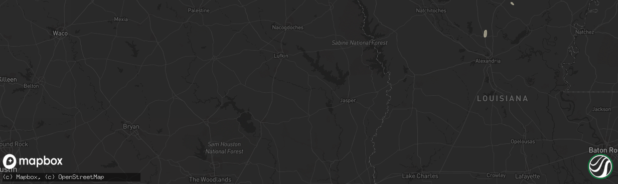 Hail map in Angleton, TX on October 1, 2013