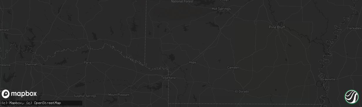 Hail map in Kathleen, GA on October 1, 2015
