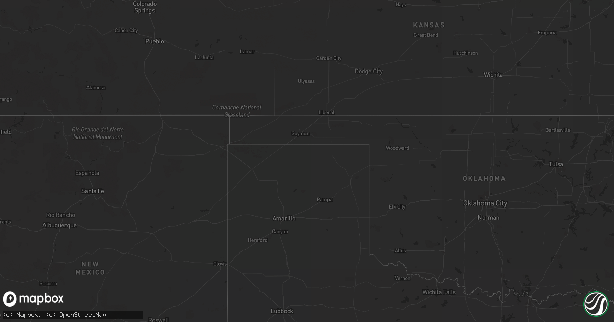 Hail map in Utah on October 1, 2018