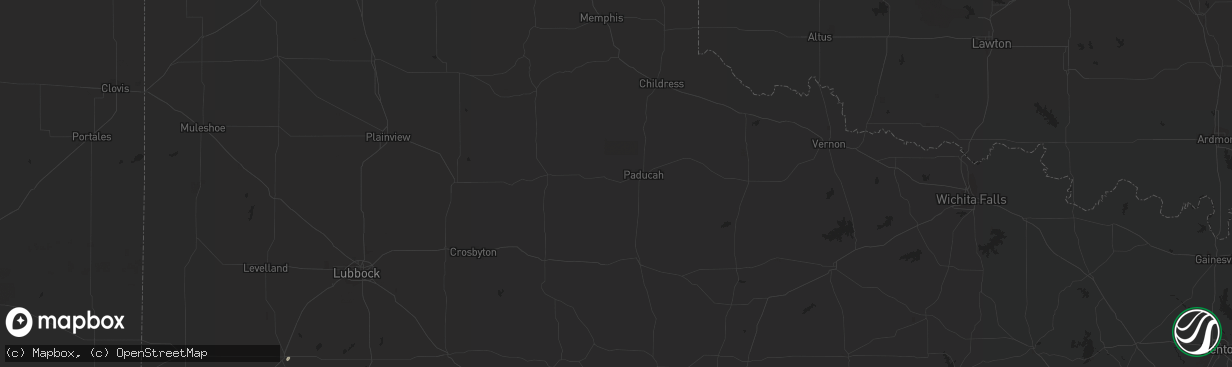 Hail map in Waynoka, OK on October 2, 2019