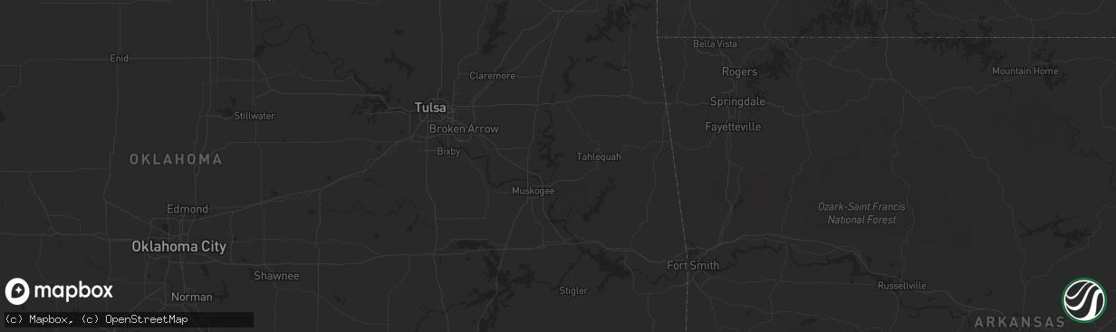 Hail map in Lonoke, AR on October 2, 2021