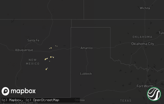 Hail map preview on 10-03-2017