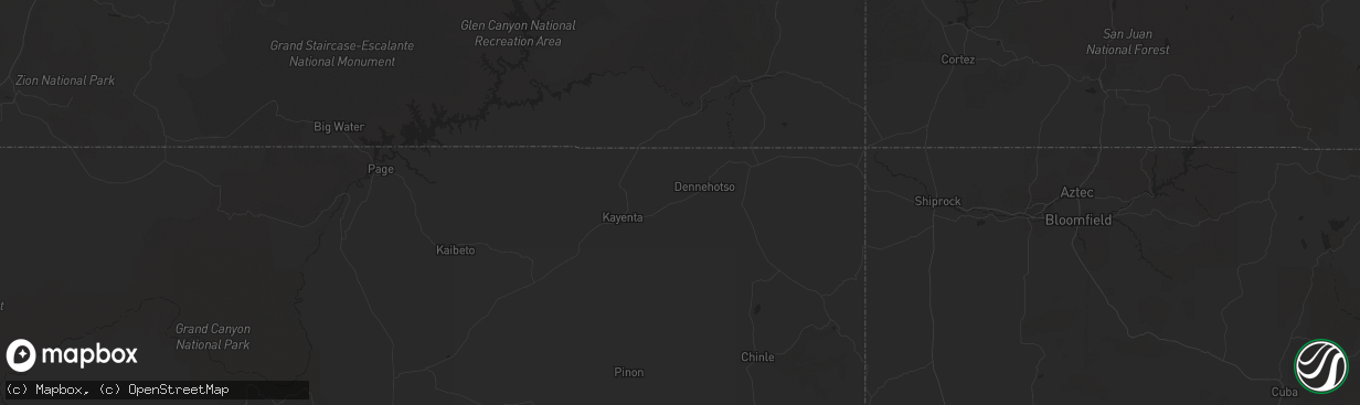 Hail map in Duncan, AZ on October 4, 2011