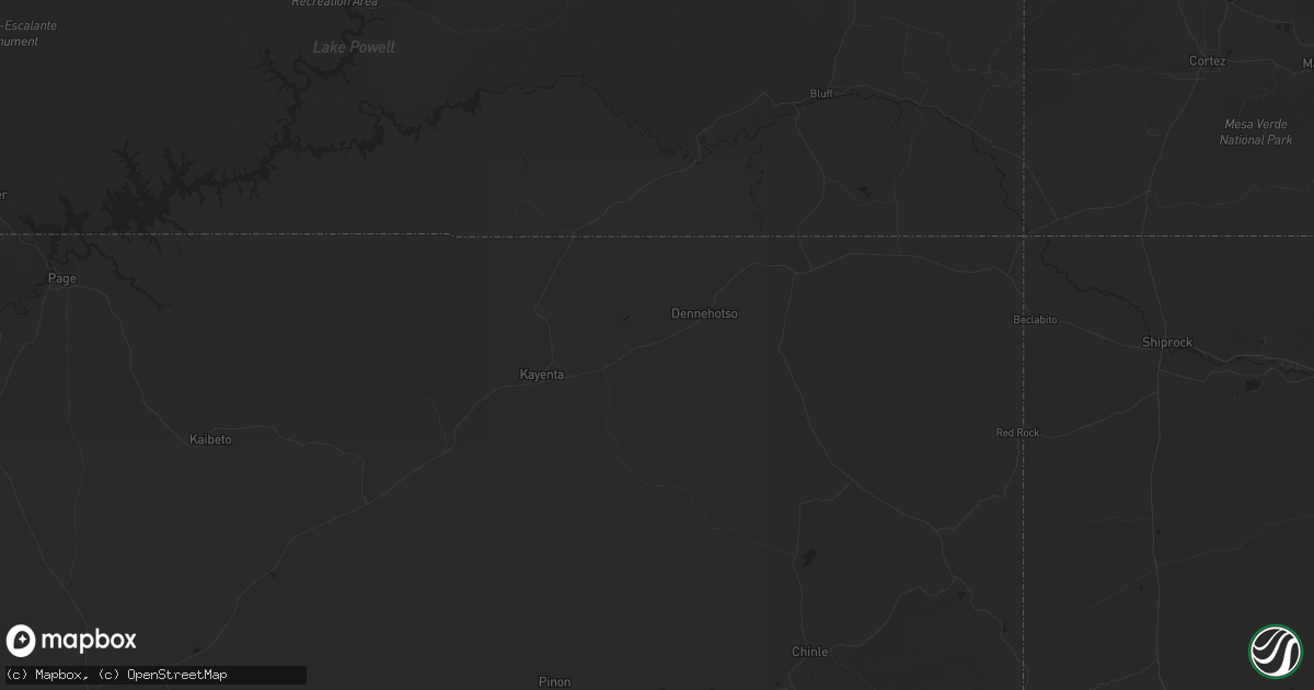 Hail map in Kingman, AZ on October 4, 2011