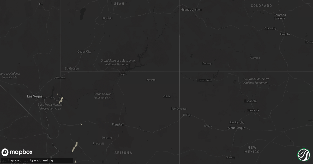 Hail map in Nevada on October 4, 2011