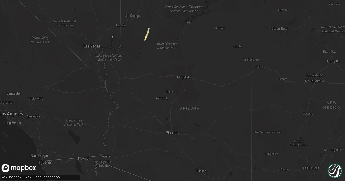 Hail map in Nevada on October 4, 2015