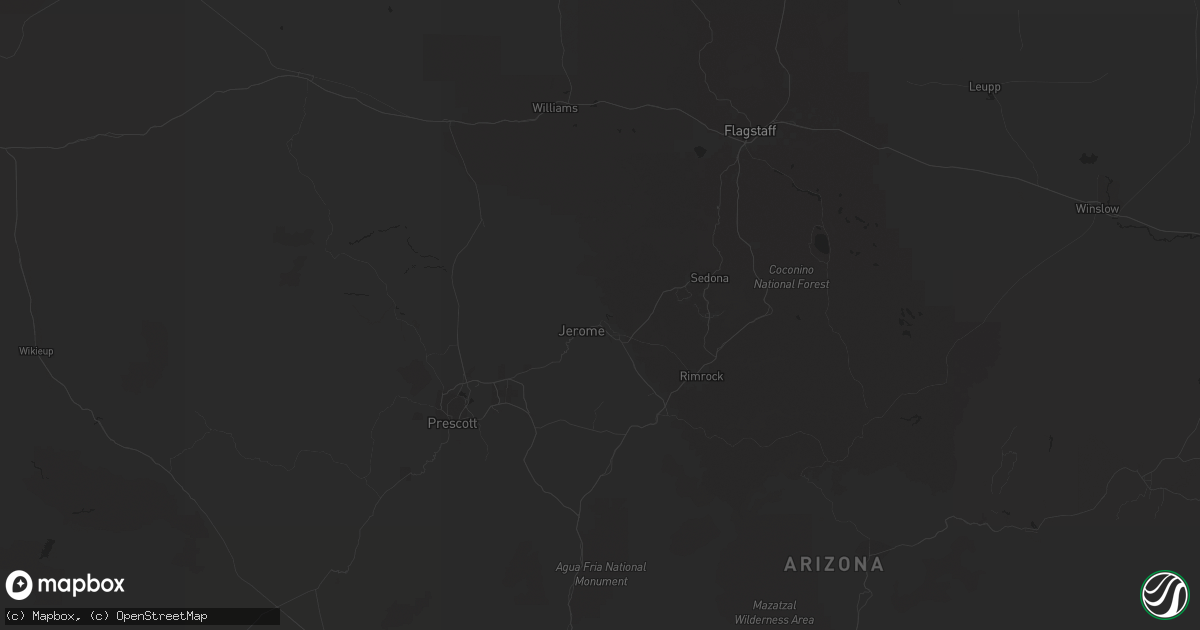 Hail map in Thatcher, AZ on October 4, 2015