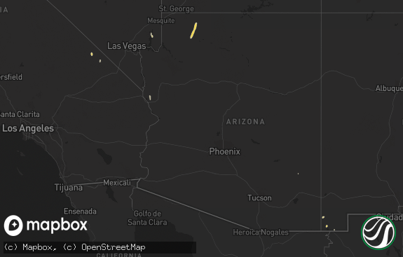 Hail map preview on 10-04-2015