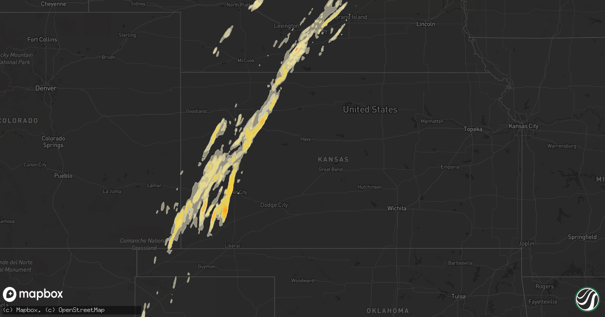 Hail map in Minnesota on October 7, 2011