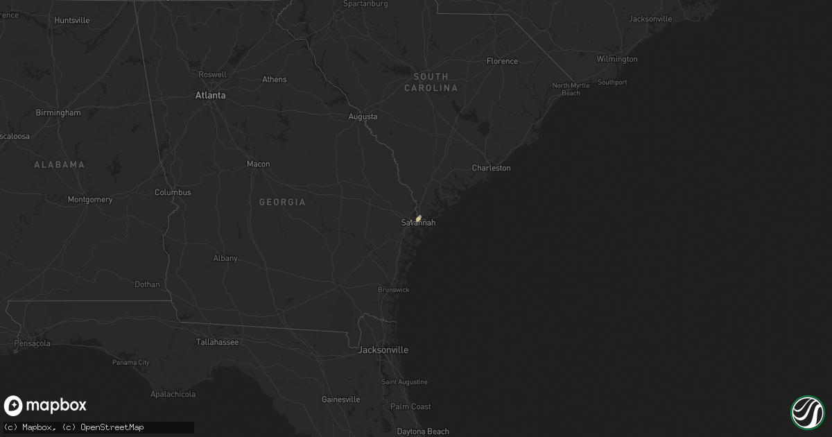 Hail map in South Carolina on October 7, 2013