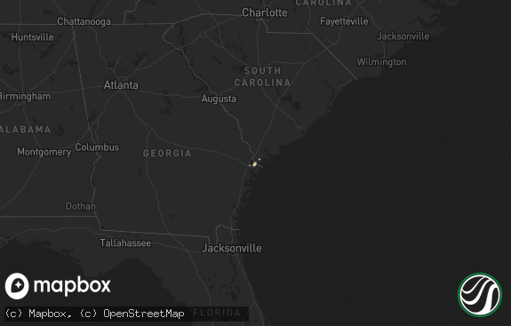 Hail map preview on 10-07-2013