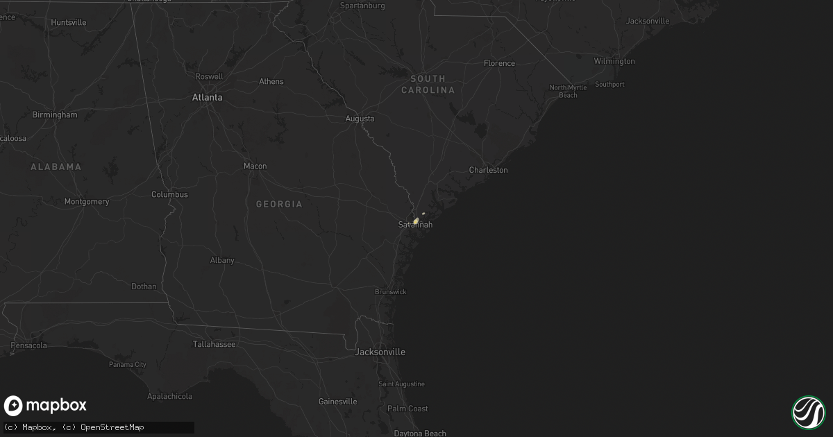 Hail map on October 7, 2013