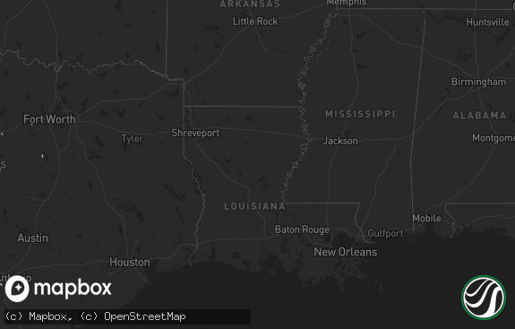 Hail map preview on 10-08-2011