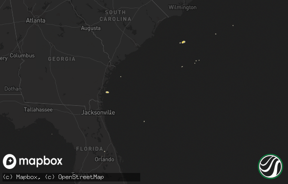 Hail map preview on 10-08-2012