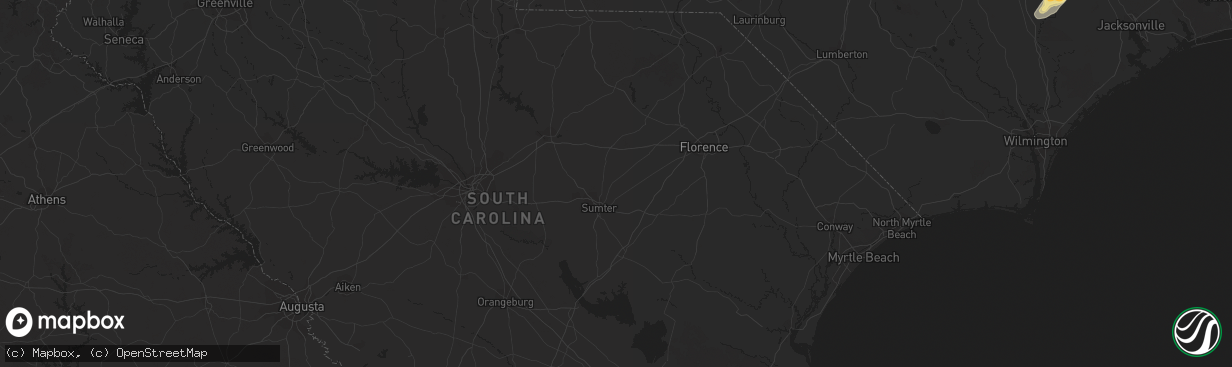 Hail map in Manassas, VA on October 13, 2011