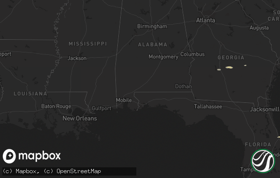 Hail map preview on 10-13-2011