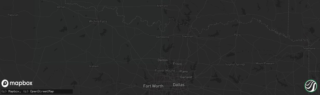 Hail map in Colorado City, TX on October 13, 2016