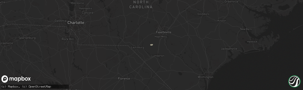 Hail map in Shannon, NC on October 13, 2019