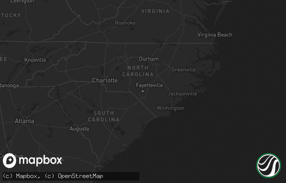 Hail map preview on 10-13-2019