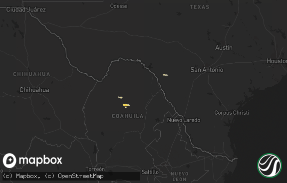 Hail map preview on 10-15-2013